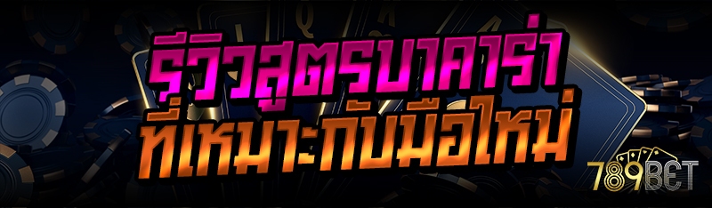 รีวิวสูตรบาคาร่า ที่เหมาะกับมือใหม่