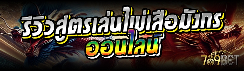 รีวิวสูตรเล่นไพ่เสือมังกรออนไลน์