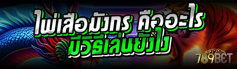 ไพ่เสือมังกร คืออะไร มีวิธีเล่นยังไง